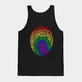 Pride Month Fingerprint Tank Top